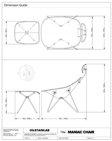 Maniac Chair (Deposit to Spec)