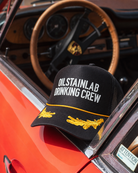 OILSTAINLAB Drinking Crew Trucker Hat