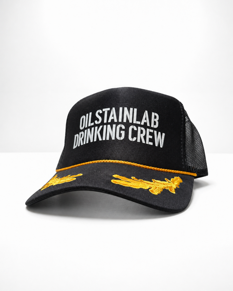 OILSTAINLAB Drinking Crew Trucker Hat